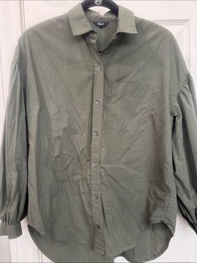 Rails Olive Green Button-Up Shirt
